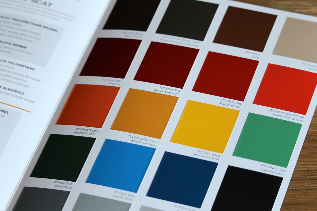 Industrial High-Performance Color Cards